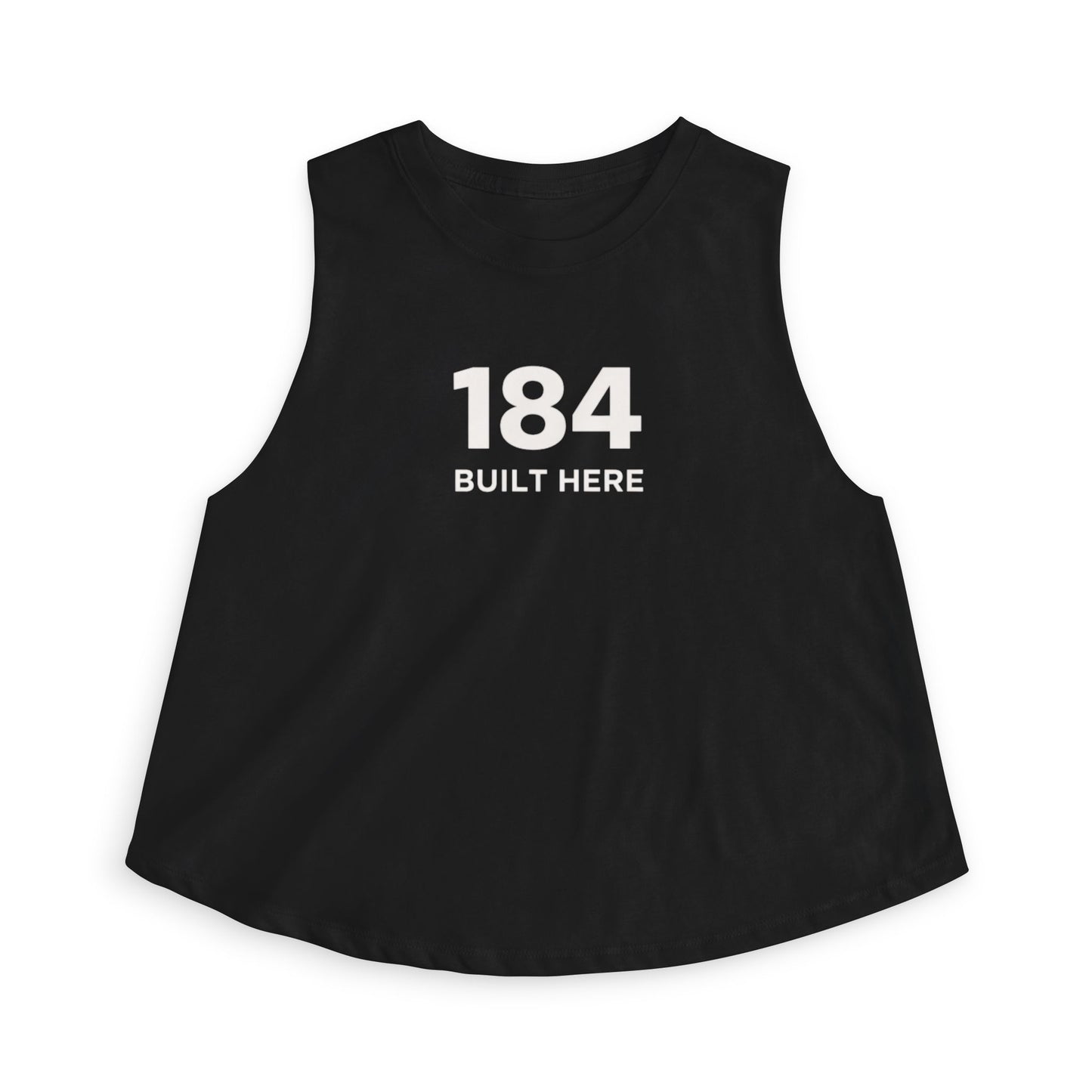 'Built Here' Crop Tank