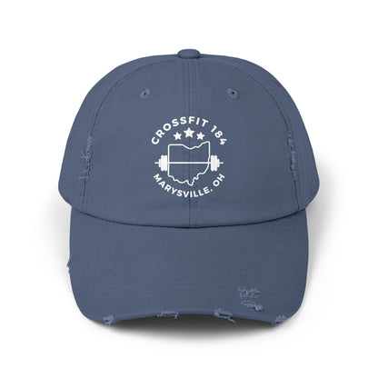 Distressed CrossFit 184 Hat