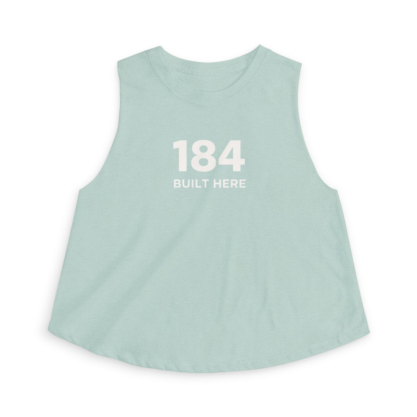 'Built Here' Crop Tank