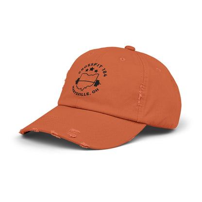 Distressed CrossFit 184 Hat