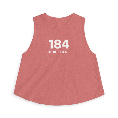 'Built Here' Crop Tank