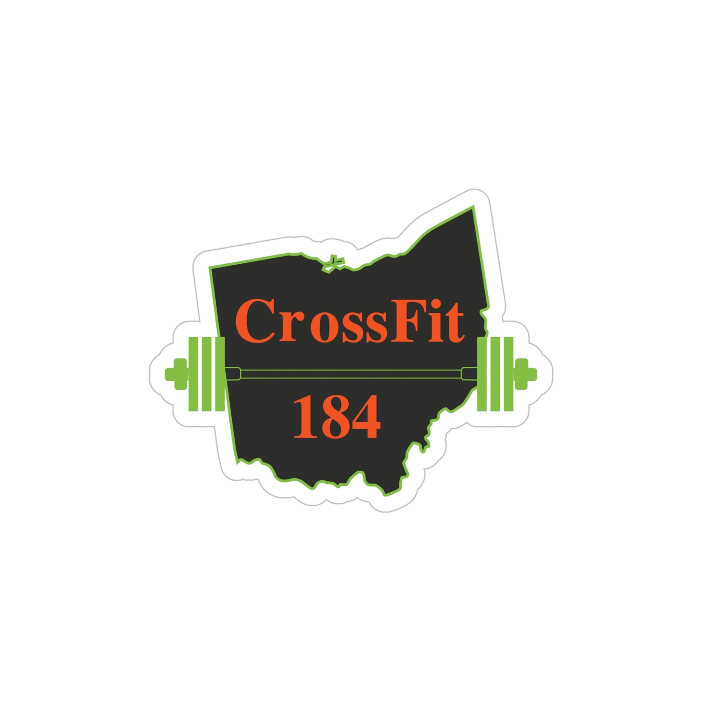 Outdoor CrossFit 184 Sticker - Large