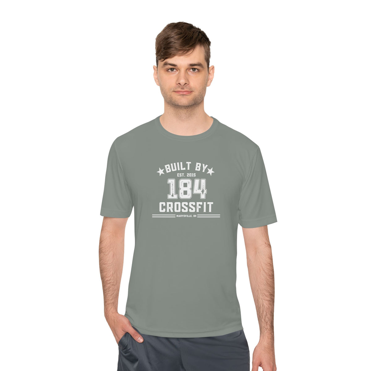 Built Here Moisture Wicking Tee