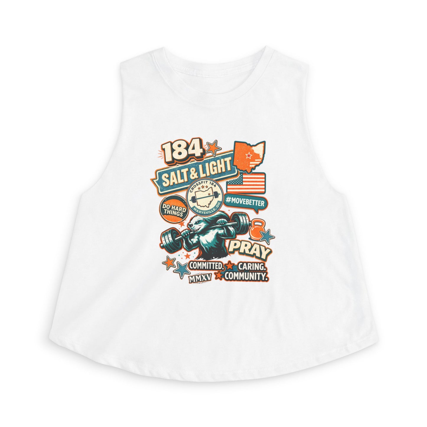 CF184 Sticker Crop Tank