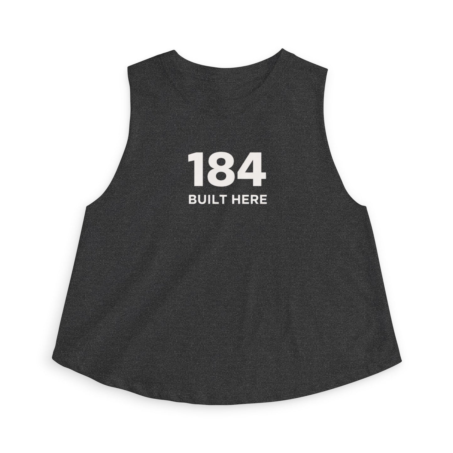 'Built Here' Crop Tank
