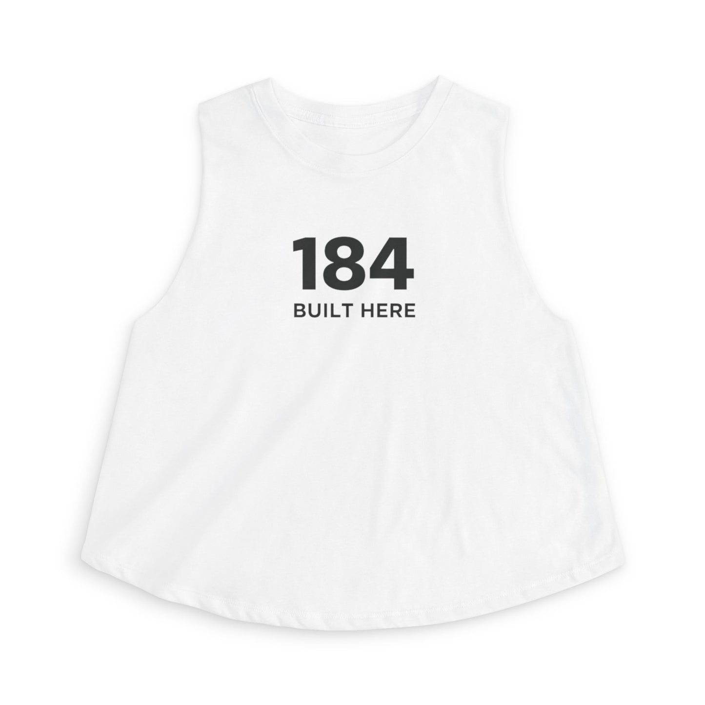 'Built Here' Crop Tank